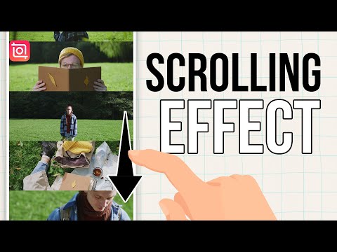 Cinematic Scrolling Video Collage Effect🎞️ | 🔥Reels Trending Moving Video InShot Tutorial