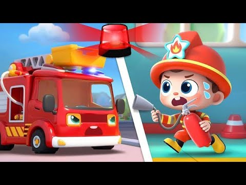 Super Firefighter Rescue Team | Fire Rescue Team | Fire truck | Baby bus