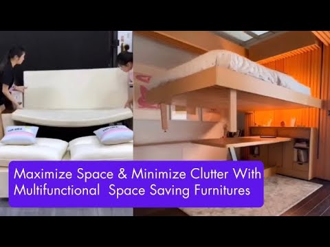 Maximize Space & Minimize Clutter | Transform Your Home with Clever Solutions #furnitures