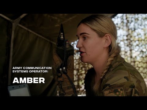 Army Communication Systems Operator: Amber