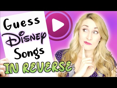 Guess the Disney song IN REVERSE! - Live Disney Quiz