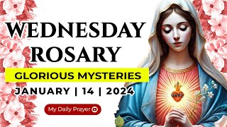 HOLY ROSARY WEDNESDAY 🔴 GLORIOUS MYSTERIES OF THE ROSARY🌹   JANUARY 15, 2024 | LIFE’S BLESSINGS