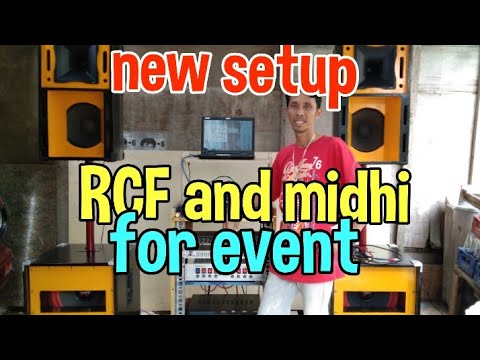 new sound system setup event.