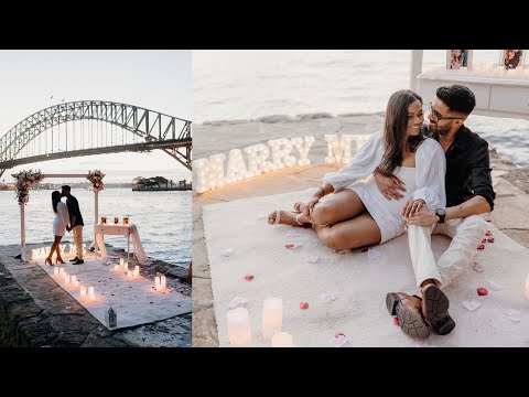 Romantic Proposal at Sydney Harbour [Hashan & Uvida]