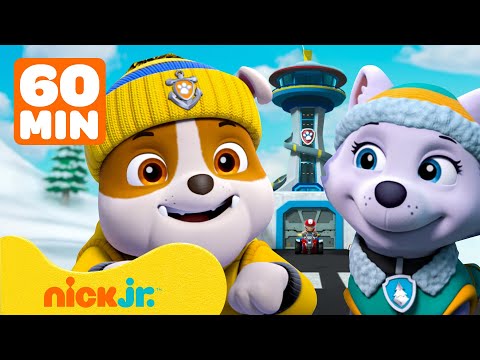 PAW Patrol | Rubbles Schneerettungen! mit Everest & Marshall | 90-Minuten | Nick Jr. Deutschland