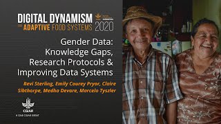 Gender Data: Knowledge Gaps, Research Protocols & Improving Systems - 2020 Convention session