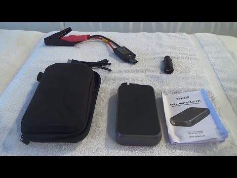 TYPE S CAR BATTERY JUMP STARTER 12V POWER BANK PORTABLE CUSTOMER REVIEW AND HOW TO USE EXPLANATION