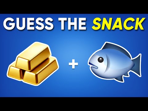 Guess The SNACK & JUNK FOOD by Emoji 🍔🍟 Emoji Quiz | Daily Quiz