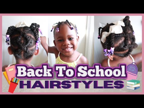 Pt.2 | EASY PROTECTIVE STYLE FOR LITTLE GIRLS | 4 TYPE HAIR | KIDS NATURAL HAIR CARE |Grace Sonde