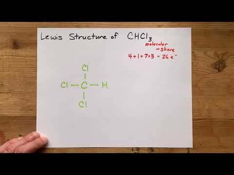 Lewis Structure of CHCl3 (trichloromethane)