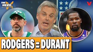 Colin Cowherd calls Aaron Rodgers the Kevin Durant of the NFL | THE HERD