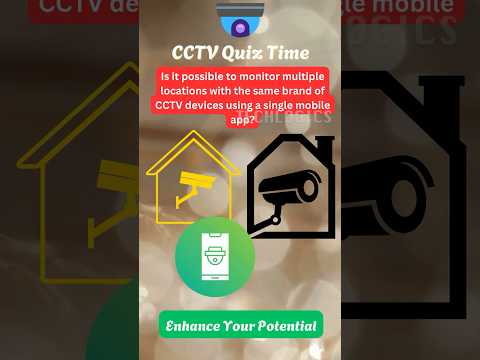 Can You Monitor Multiple Locations with the Same Brand of CCTV Devices Using a Single Mobile App?