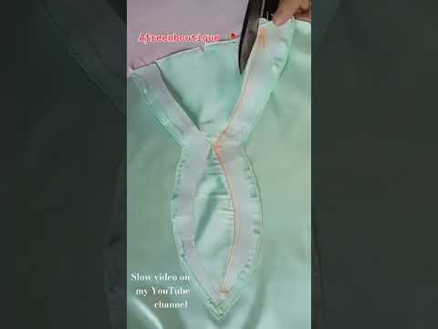 designer neck cutting and Stitching#afreenboutique#ytshort#youtubeshorts#designerneck#viral#trending