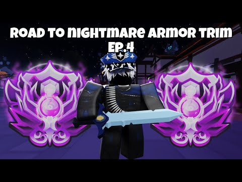 Road To NIGHTMARE Armor Trim With Aery Kit Ep.4 (Roblox Bedwars)