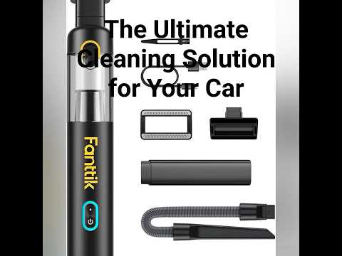 🚗✨ Say goodbye to car clutter with the Fanttik Slim V8 Mate Cordless Car Vacuum!