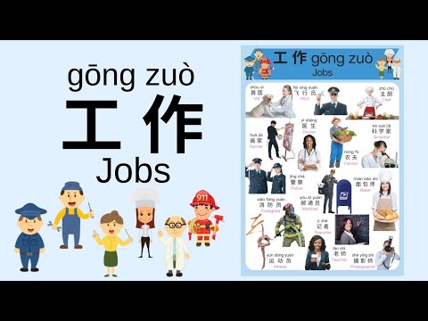 Learn Different Jobs in Mandarin Chinese for Toddlers, Kids & Beginners | 工作