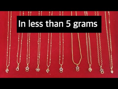 Simple Gold Chain with Pendant designs || Gold Pendant and Chain Designs #goldpendantdesigns