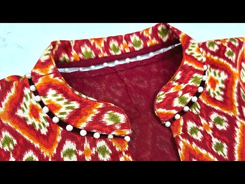 राउंड कॉलर का बिलकुल नया डिज़ाइन आपको देखते ही पसंद आएगा | New collar design for kurta | Sarabjit