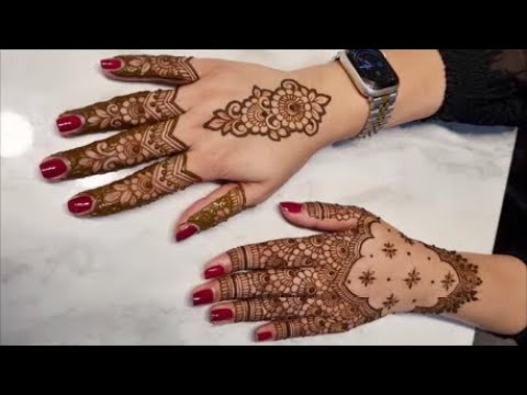 Beautiful Henna designs for wedding