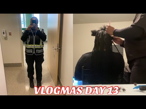 VLOGMAS DAY 13🎄|| Realistic day in the life of a HUSTLIN mom / Hair braider * worked 12 HOURS *