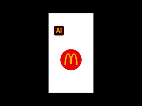 McDonald's Logo Design with Golden Ratio  - Adobe Illustrator #shorts - Design.lk