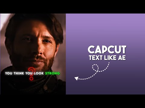 fade in /fade out text animation | capcut tutorial