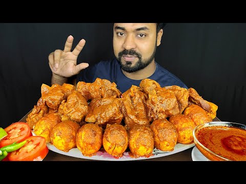 HUGE SPICY MUTTON CURRY, EGG CURRY, TOMATO, RICE, LEMON, CHILI ASMR MUKBANG EATING SHOW | BIG BITES