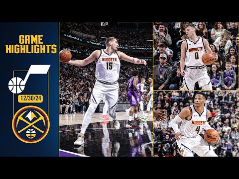 Denver Nuggets vs. Utah Jazz Full Game Highlights 📺 | 12/30/24