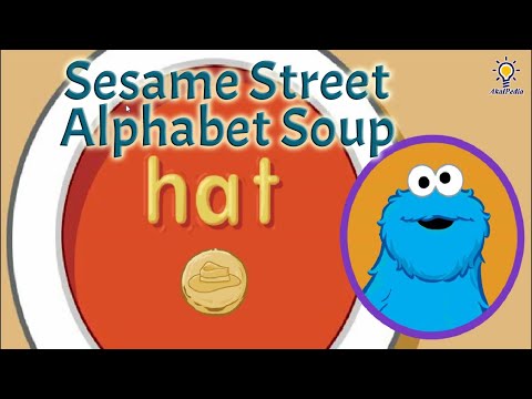 Sesame Street Alphabet Soup ABC - Flash Games #sesamestreet #sesameworkshop #learning #abcd