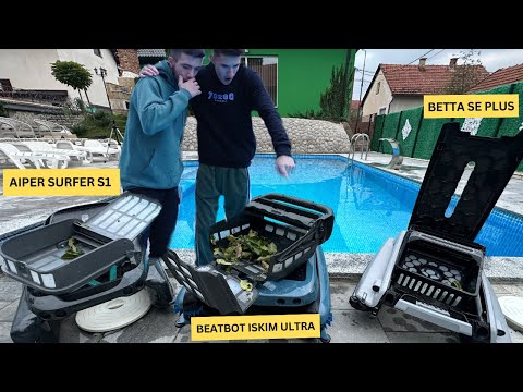 Best Robotic Pool Skimmers for 2024? Beatbot iSkim Ultra VS Aiper Surfer S1 VS Betta SE Plus Review