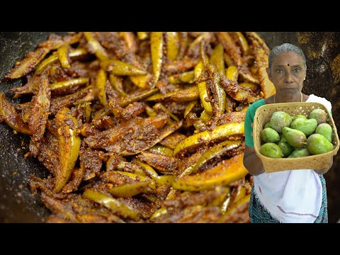 Tasty Kerala Style Fried Mango Pickle - Enna Manga