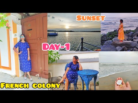 Pondicherry Trip|Places to Visit|2 days|How to Reach Paradise Beach|Budget Plan|Kavi's Diaries