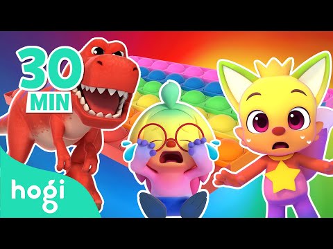 [BEST] Learn Colors and Sing Along with Hogi｜Pop It, Boo Boo, Dinosaurs for Kids｜Hogi Pinkfong