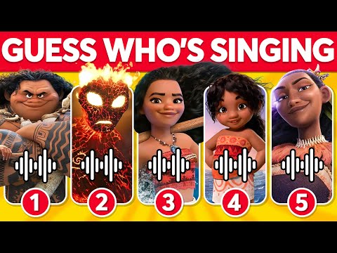 Guess The Moana 2 We're Back Characters by their Voice 🌊🏝️🌺 Moana 2 We're Back Movie Quiz