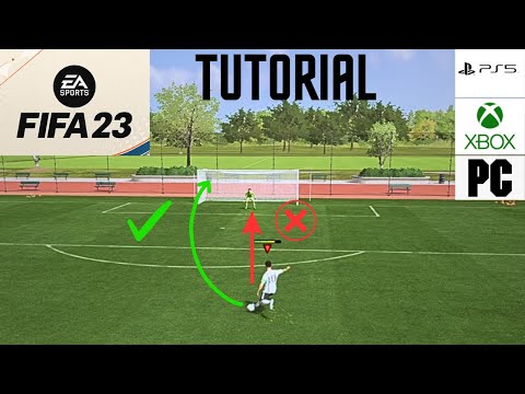 FIFA 23 FINESSE SHOT TUTORIAL - How to shoot with curve in FIFA?