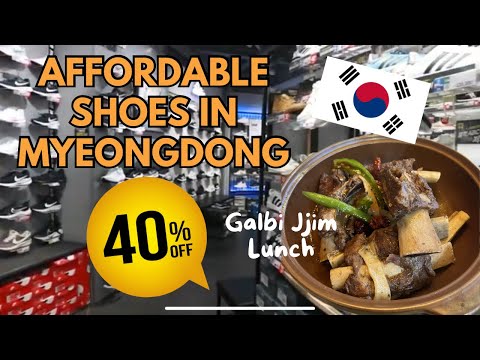 South Korea Travel Guide: Where to buy affordable shoes in Myeongdong, Galbi jjim 🇰🇷| kriserika