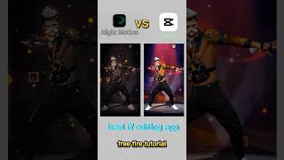 free fire video editing tutorial//alight motion vs capcut// tutorial best app