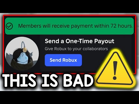 Roblox RUINED The Group Payout Feature...