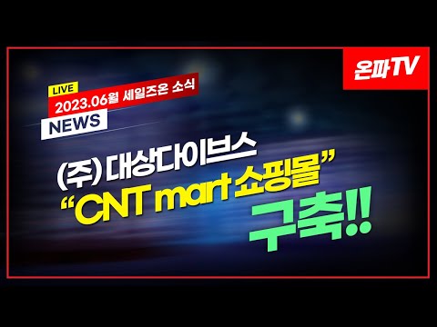 23.6월 세일즈온 소식 | 대상 다이브스 "CNT mart" 구축!