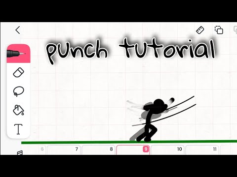 how to make stickman punching video using flipaclip