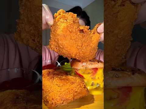 먹방 먹는 소리 Crispy Chicken #asmr #mukbang #eating #shorts