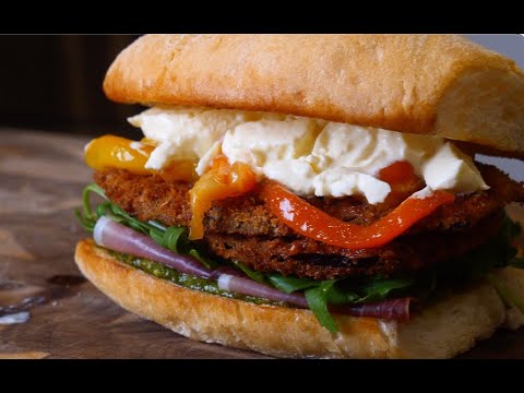 Eggplant and Pesto Sandwich | Recipe