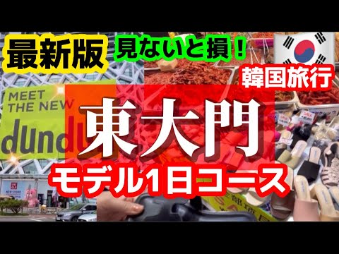 【韓国旅行】東大門で朝から夜中まで1日遊び尽くすモデルコース‼️韓国ソウル旅行東大門朝ごはん/東大門ショッピング/東大門卸売り/東大門夜/東大門ミリオレ/東大門dundun/東大門ドゥータモール