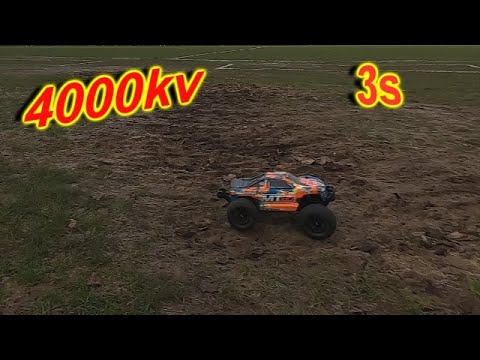 Team Associated Rival MT-10 Brushless Conversion. Details in description