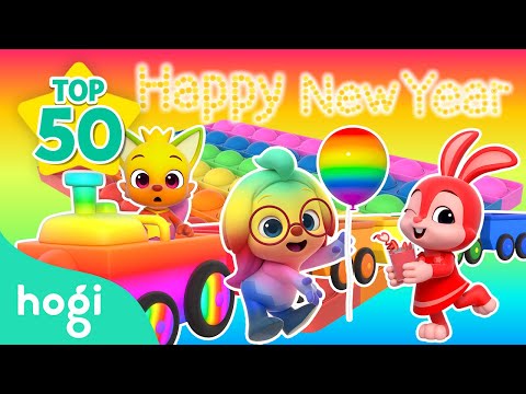 HAPPY NEW YEAR 2025 💚｜BEST 50 SONGS of Hogi｜Hogi Colors｜Hogi Jingle｜Nursery Rhymes｜Hogi Pinkfong