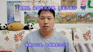 逾期后，谈个性化分期，要量力而行