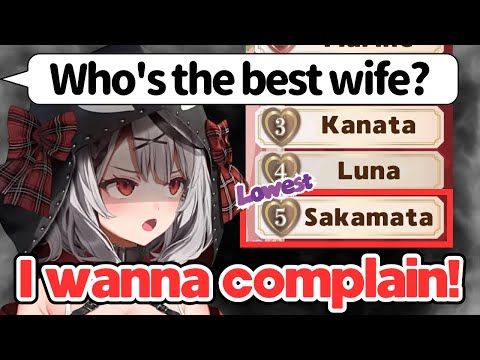 Sakamata Gets Angry at Being the Lowest in the Ranking of a Good Wife[Hololive/EngSub/JpSub]