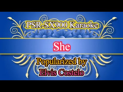 She - Elvis Costelo Video Karaoke