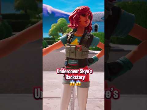 Undercover Skye’s Fortnite Backstory⁉️😱 #shorts #fortnite