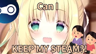 Pikamee wants to keep her steam account